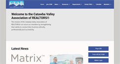 Desktop Screenshot of catawbavalleyrealtors.com