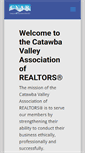 Mobile Screenshot of catawbavalleyrealtors.com